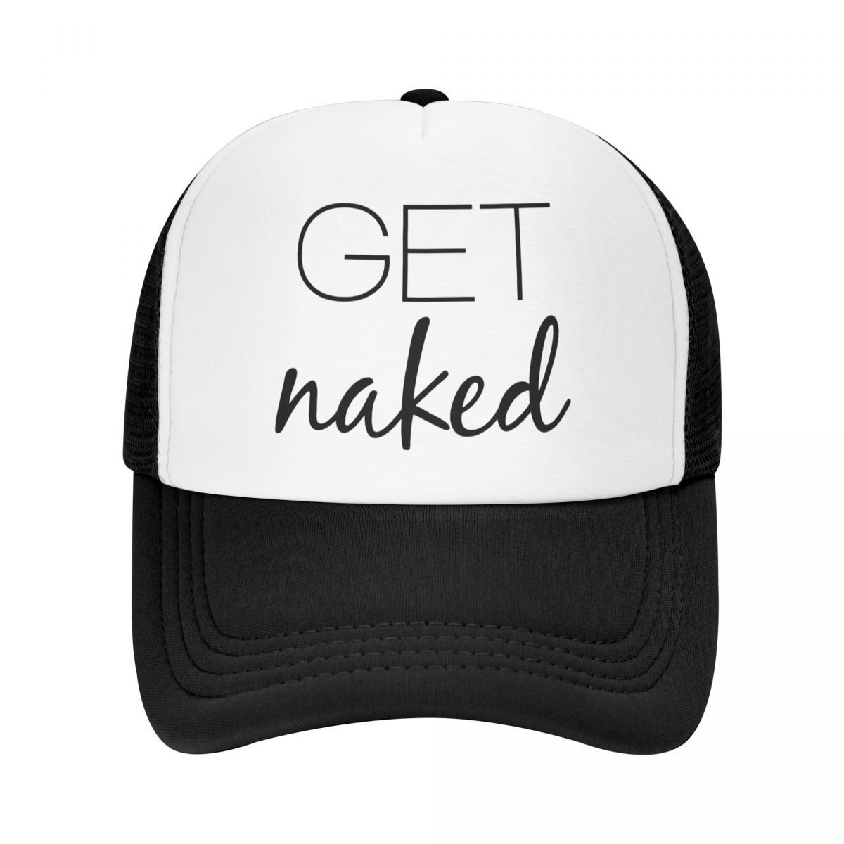 Adjustable Get Naked Baseball Cap Trucker Hat Snapback Caps Hats