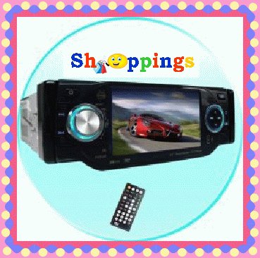 1-Din TV Tuner + Bluetooth Car DVD Player - Plays DivX + MP4