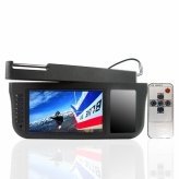 7 Inch Sun Visor TFT LCD Monitor - 360 Degree Swiveling -Black