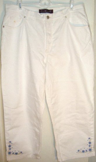 Women Capri Gloria Vanderbilt Size 16