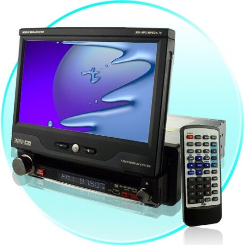 Pantalla 7" DVD/TV/BLUETOOTH/SD/USB/SUBWOOFER + ANTENA