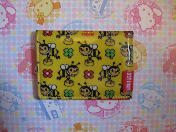 Cram Cream Honey Bee ID Case