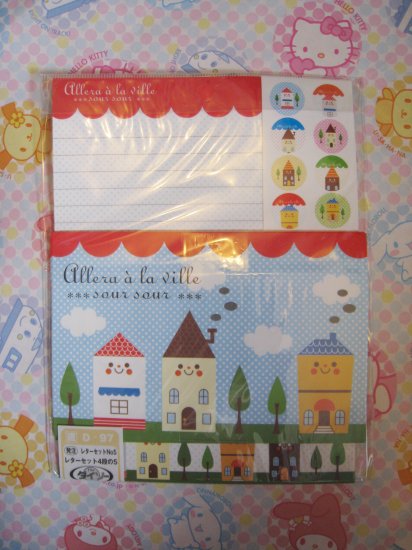 Cute House Letter Set With Stickers