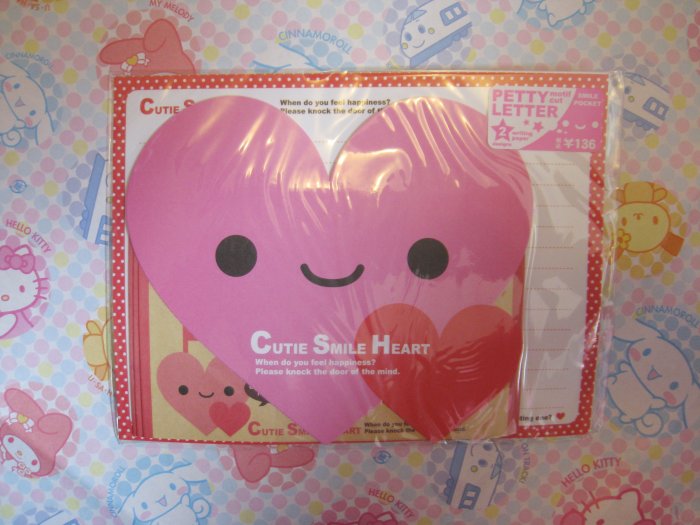 Q-lia Cutie Smile Heart Letter Set