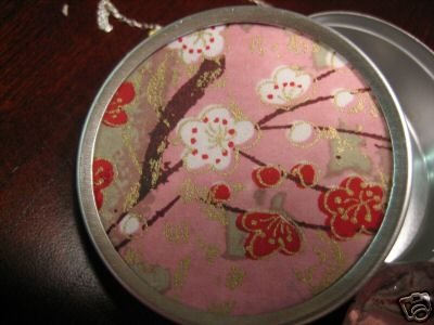 Handmade Japanese Glass Pendant Blossom w Matching Gift