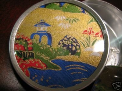 Handmade Glass Pendant Temple Garden w/ Matching Gift