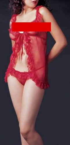 ~ Sheer Babydoll With Ruffles ~