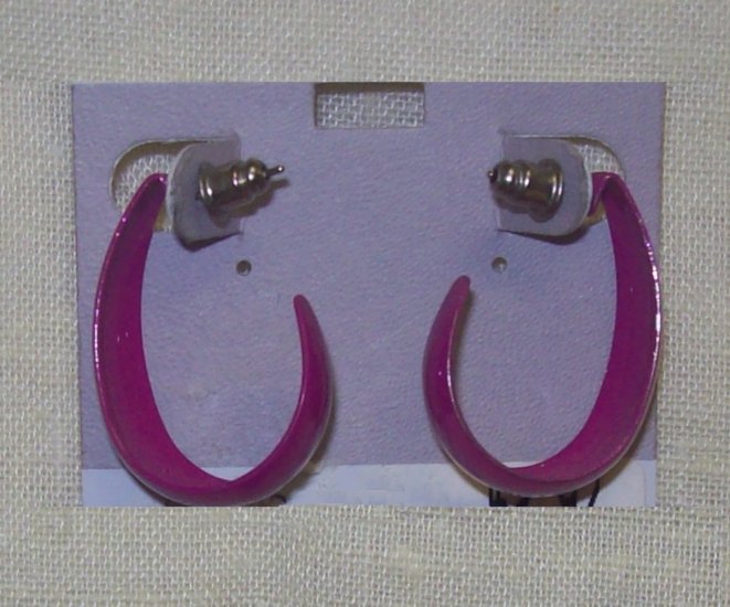 Fashion Jewelry, Fushia earrings, surgical steel posts