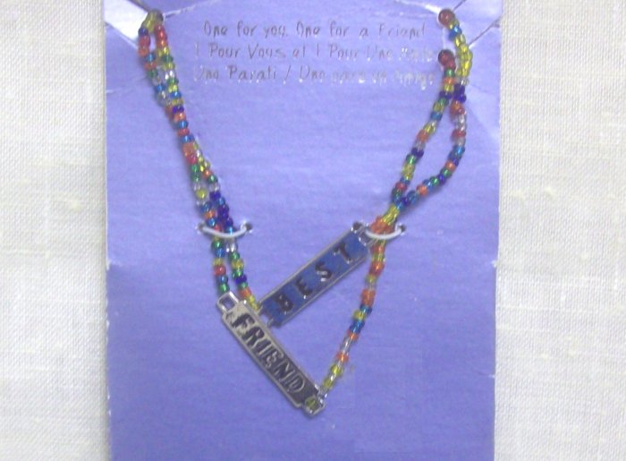 Jewelry for Teens and Tweens, Friend to Friend Multi colored beaded Ankle Bracelets