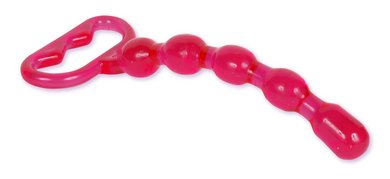 Acrylic Beaded Pleasure Wand - Pink - DJ5621-01