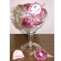 Pink Champagne 8 pc in champagne glass