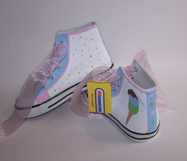 Gymboree Custom Ice Cream Handpainted M2M Shoes