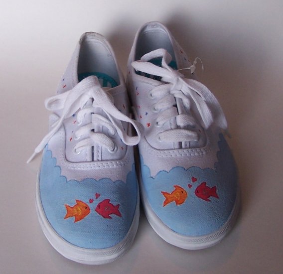 Gymboree Custom M2M Tropical Garden Shoes