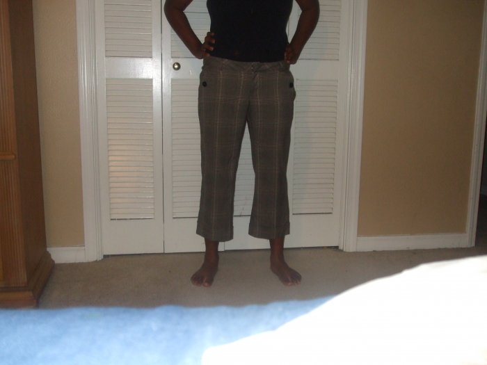 Plaid Capris