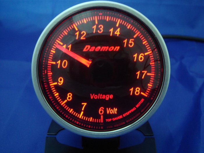 Daemon Professional 60mm Stepper Motor Volt Gauge