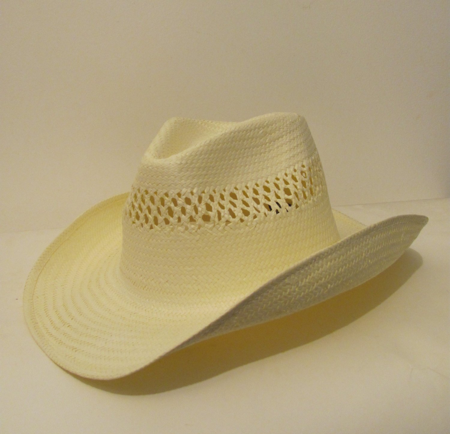 Men Women Natural Straw Western Cowboy Hat Cap