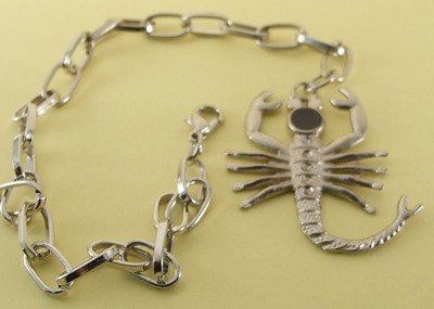 Scorpion Rhodium Anklet / Bracelet