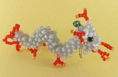 Chinese Dragon Crystal Beads Key Chain Ring Handmade Key Ring