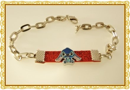 Stitch Rhodium Anklet / Bracelet