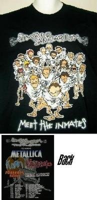 Metallica Summer Sanitarium Meet The Inmates Tour T-Shirt