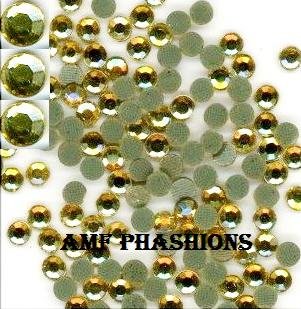 Sun Yellow Rhinestones Hot Fix 6mm/30ss