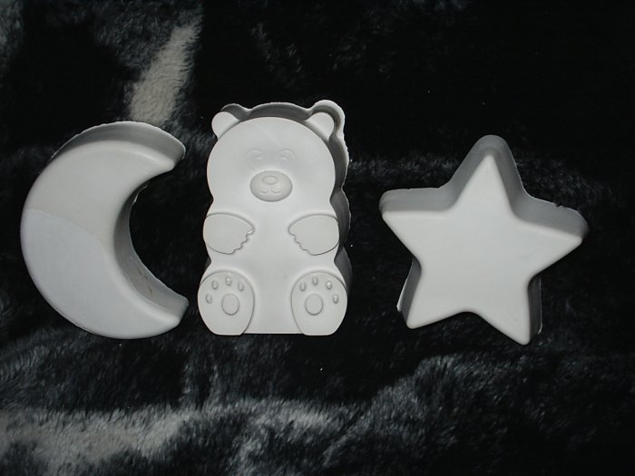Moon ,Bear, And Star Plaques
