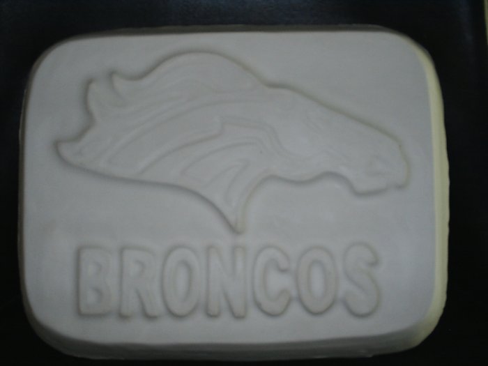 Plaster Bronco Plaque