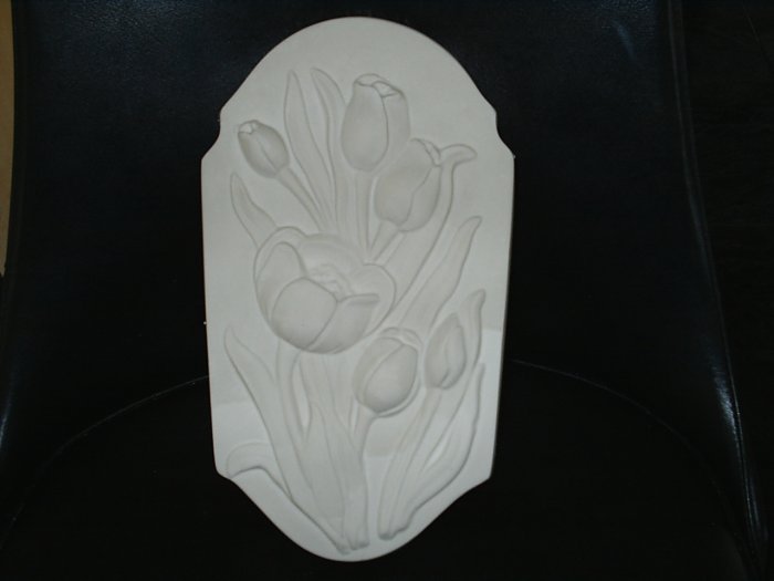 Tulip Plaster Plaque