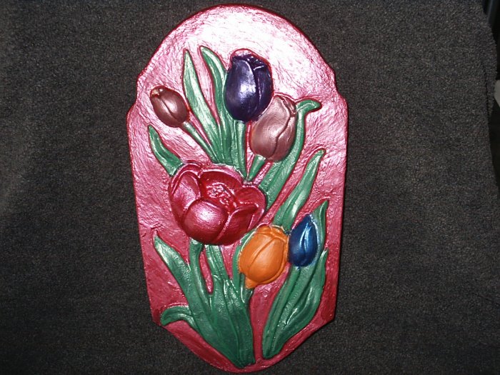 Tulip Plaster Plaque