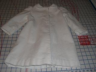 white corduroy coat