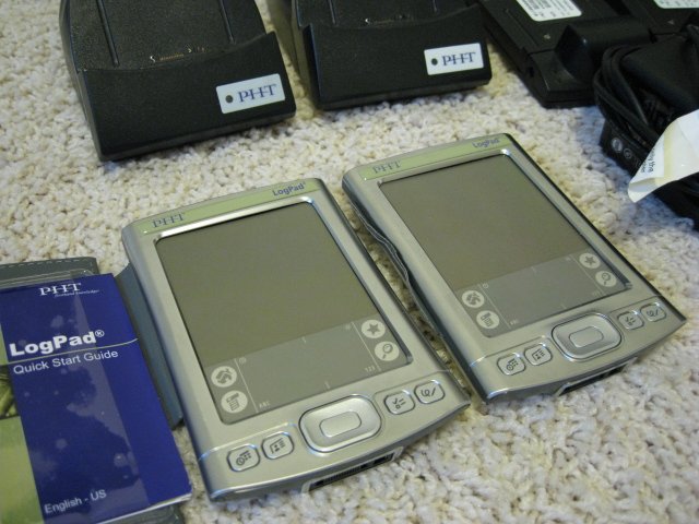 PHT LogPad Palm PDA E2 (Lot of 2)