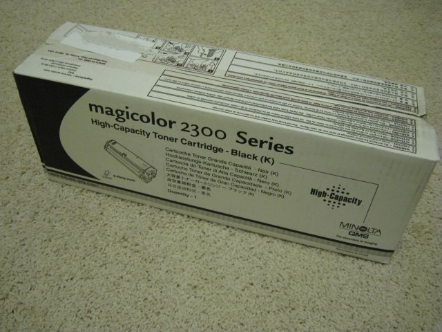 Minolta QMS Magiccolor 2300 Series High-Capacity Toner Cartridge - Black (K)