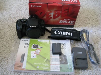 New Canon Black EOS Rebel XTi 400D 10.1 MP Digital SLR