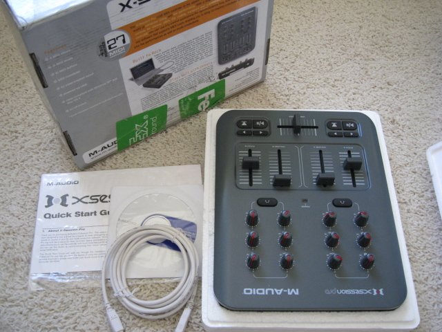 M-Audio X-Session Pro DJ Midi Mixer Controller