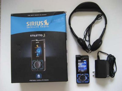 Sirius Satellite Radio Stiletto 2 MP3 Radio Player