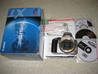 Canon EOS 350D XT 8MP Rebel Digital SLR Camera Body Only