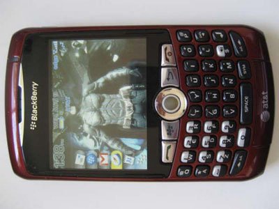 AT&T Red Edition Blackberry Curve 8310 PDA Smart Phone Email QWERT MP3