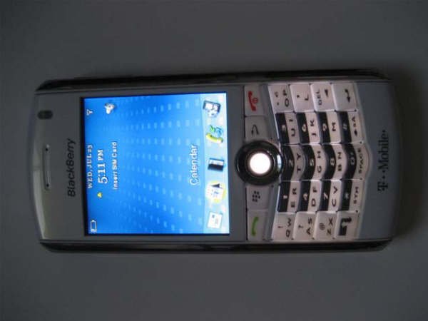 T-Mobile Blackberry Pearl White Edition 8100 Mobile Phone PDA SmartPhone Email MP3