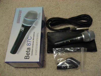 Shure Beta 87C Professional Vocal Mic Microphone