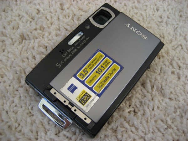 Sony CyberShot DSC-T300 Black 10.1 Megapixels 5X 4:3 HD Wide LCD Touch Screen