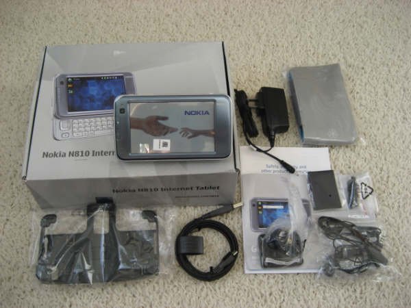 Nokia N810 Internet Tablet PDA VoIP Skype Wifi Bluetooth MP3 Video Player