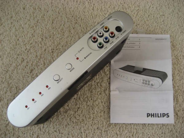 Philips High Definition Audio Video Auto Selector for HDTV SWS2326W/17 + RF Modulator