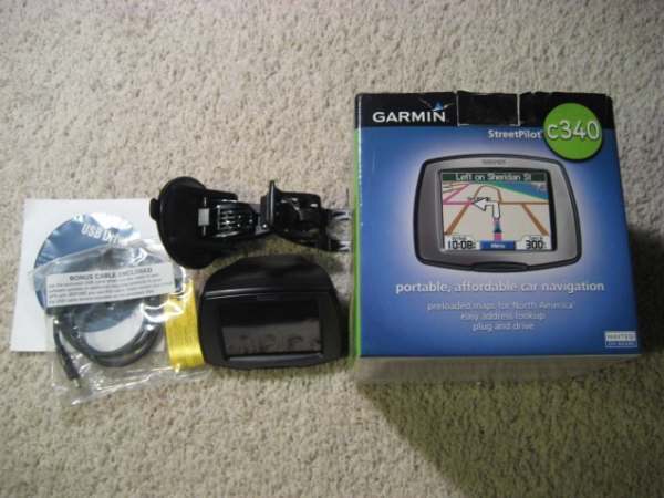 Garmin Streetpilot C340 GPS Portable Vehicle Navigation System