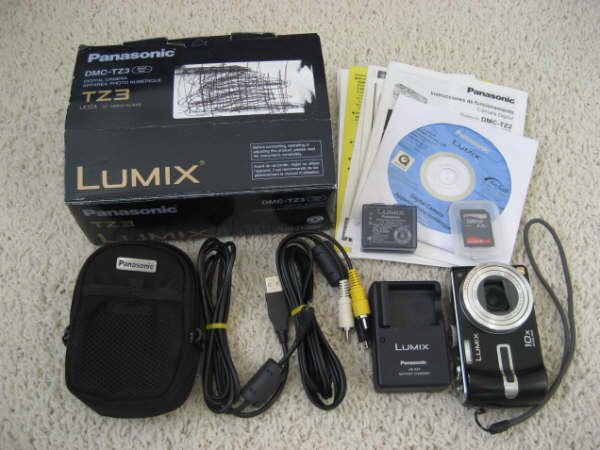 Panasonic Lumix DMC-TZ3 K 7.2MP Digital Camera with 10x Optical Image Stabilized Zoom (Black)