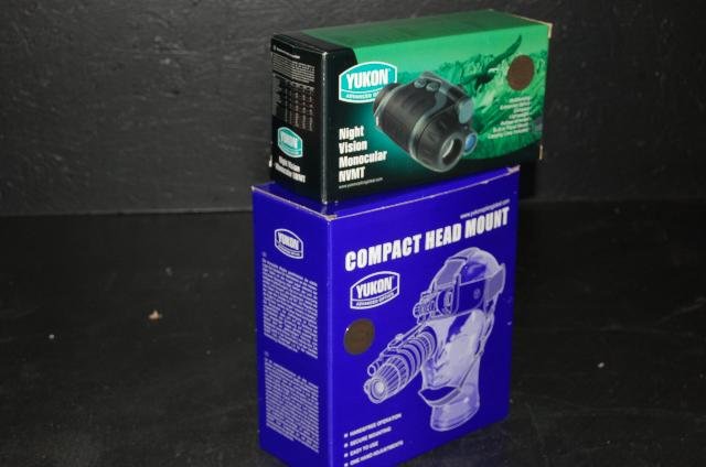 YUKON Night Vision Google Monocular NVMT 1x24 with Head Gear Kit
