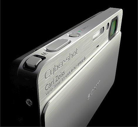 Sony CyberyShot DSC-T77 Silver 10.1MP 4X Opt Zoom Full HD 3" LCD Anti Blink