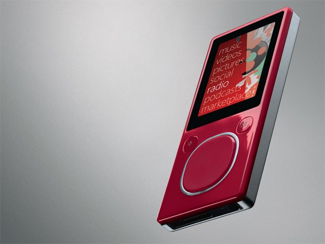 Zune 8 GB Digital Media MP3 Player Wifi Video (Red)