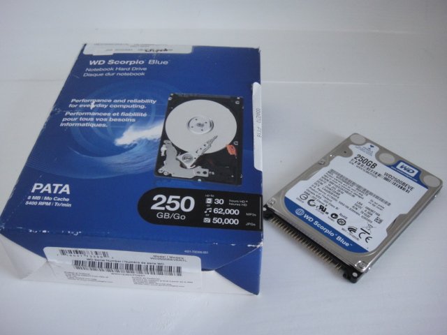 Western Digital Scorpio 250GB IDE PATA 2.5" Notebook Hard Drive