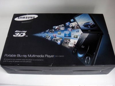 Samsung BD-C8000 10.3" LCD 1080p Blu-ray Disc Player Wifi Netflix Hulu 3D 1GB Mem Internet TV