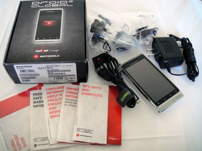 Verizon Motorola Droid 2 Global A956 White Android World Phone 5MP camera Wifi clean ESN#